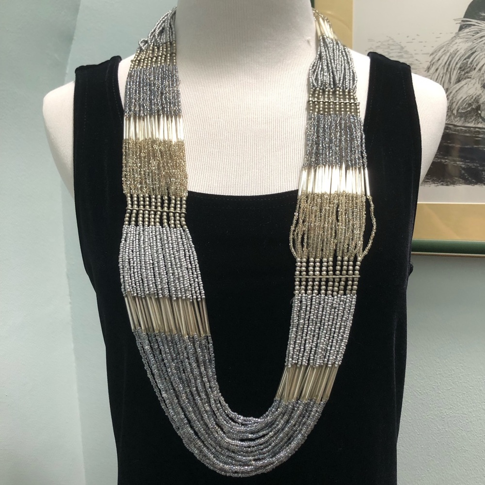 Ann Taylor Loft Multi-Strand Statement Necklace - image 8